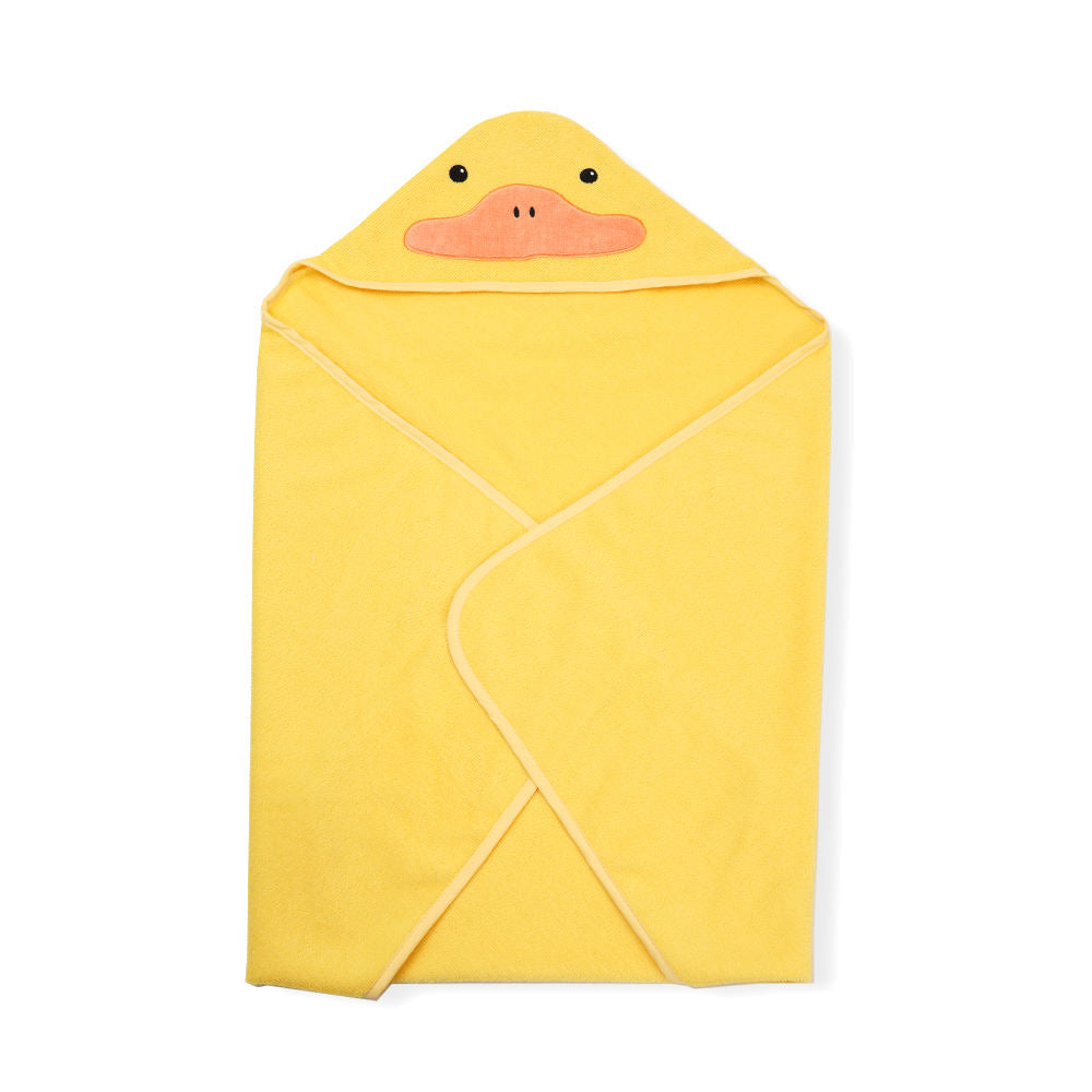 Baby Bath Towel Cartoon Animal Hooded 100% Cotton, Ultra Soft & Absorbent 76 x 76 cm