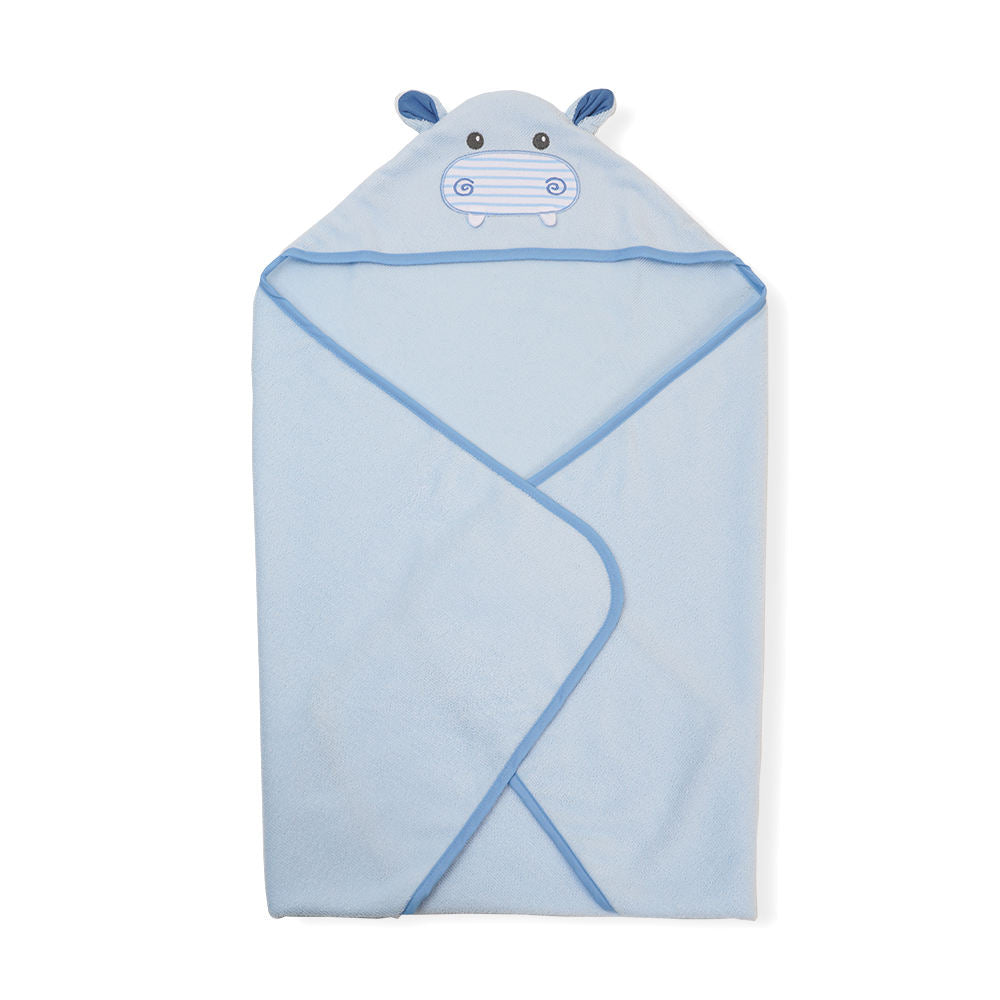 Baby Bath Towel Cartoon Animal Hooded 100% Cotton, Ultra Soft & Absorbent 76 x 76 cm