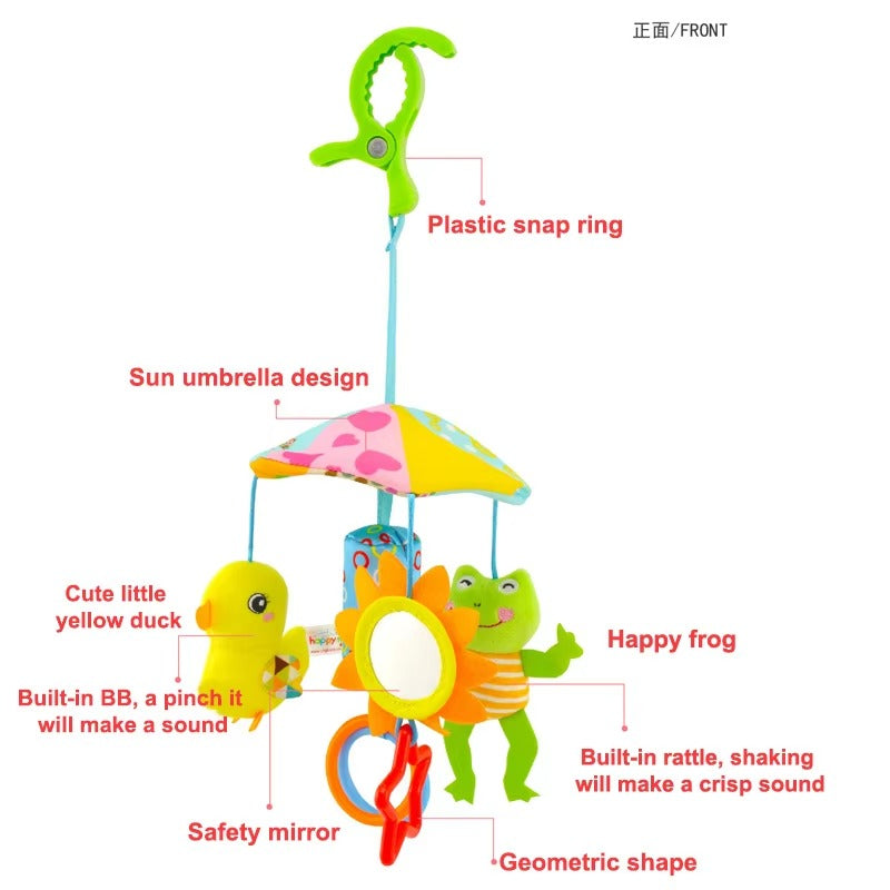 Hanging Toy Musical Spin Hanging Toy for Crib & Stroller – Baby Soothing Toy (H168114)