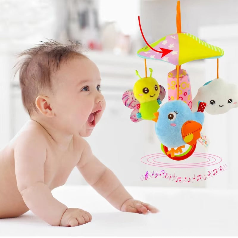 Hanging Toy Musical Spin Hanging Toy for Crib & Stroller – Baby Soothing Toy (H168114)