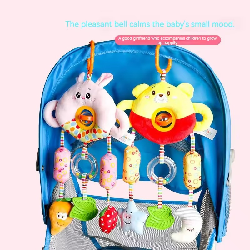 Hanging Toy for Babies Wind Chime Cute Animal Plush Baby Crib