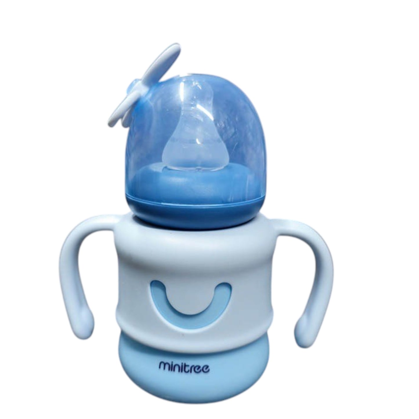 MiniTree Regular Neck Feeding Bottle with Handles – 150mL BPA-Free Baby Bottle