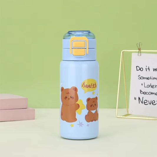 Kids Thermos Bottle Cute Cartoon  | Stainless Steel | 420ml