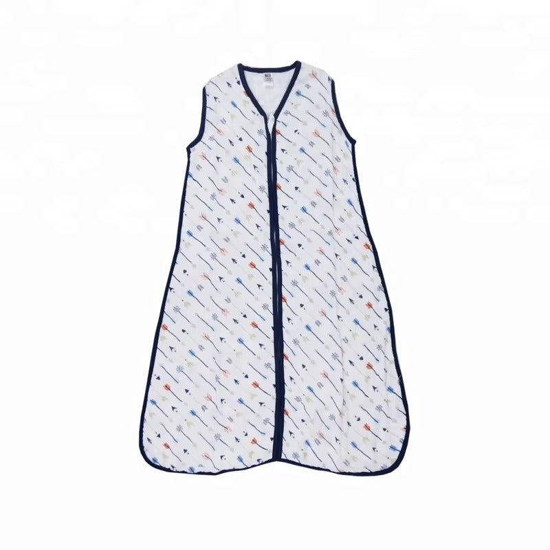 Sleeping Bag Hudson Baby Cotton Muslin  – 8 Colors | Sizes 6-12 & 12-18 Months