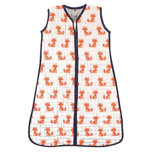Sleeping Bag Hudson Baby Cotton Muslin  – 8 Colors | Sizes 6-12 & 12-18 Months