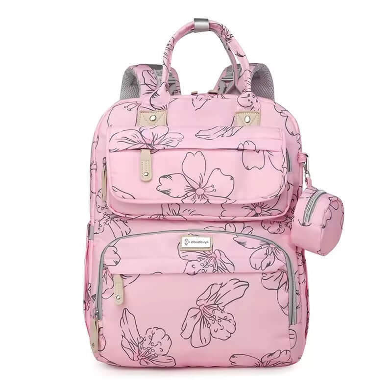 Diaper Backpack bag  with Insulated Bottle Holder & Changing Pad