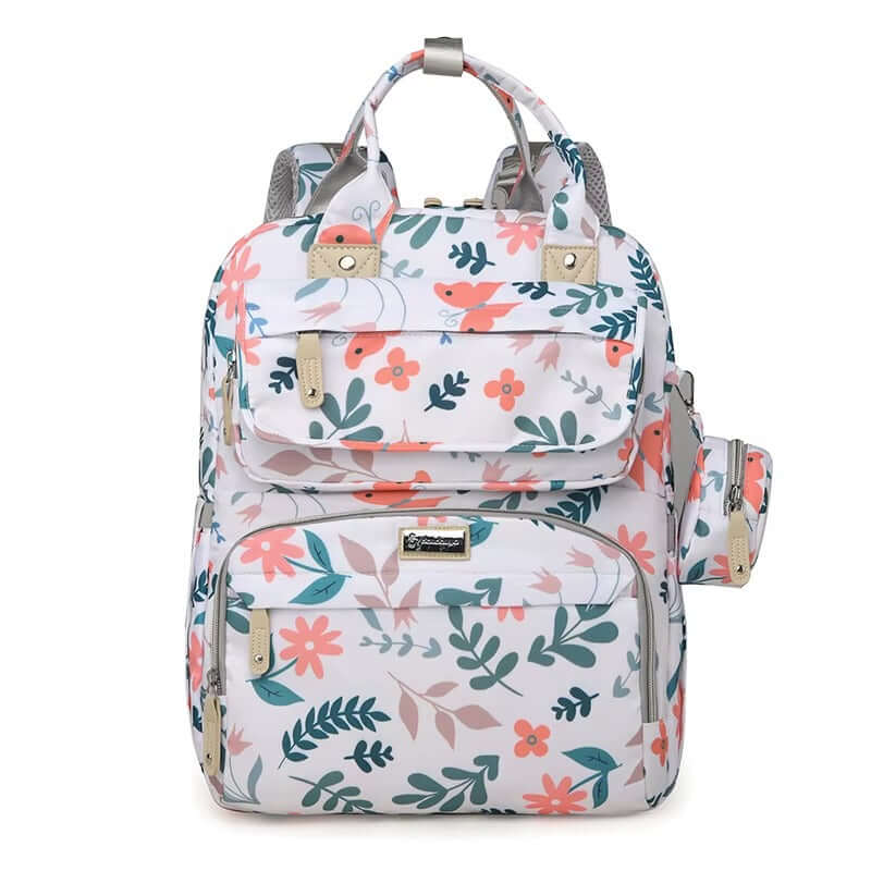 Diaper Backpack bag  with Insulated Bottle Holder & Changing Pad