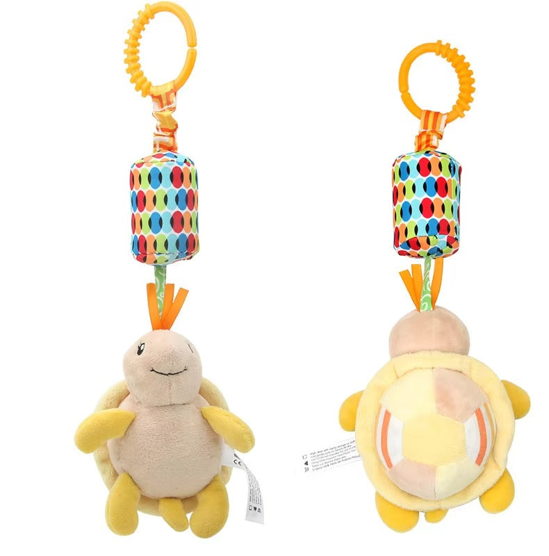 Hanging Toy Baby Comfort  – Soft Plush Sensory Toy with Musical Chime & Teether
