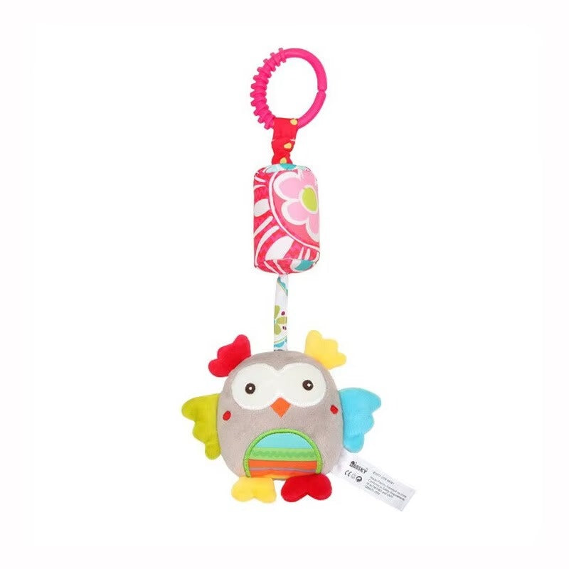 Hanging Toy Baby Comfort  – Soft Plush Sensory Toy with Musical Chime & Teether