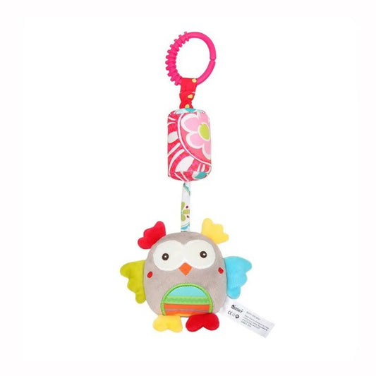 Hanging Toy Baby Comfort  – Soft Plush Sensory Toy with Musical Chime & Teether