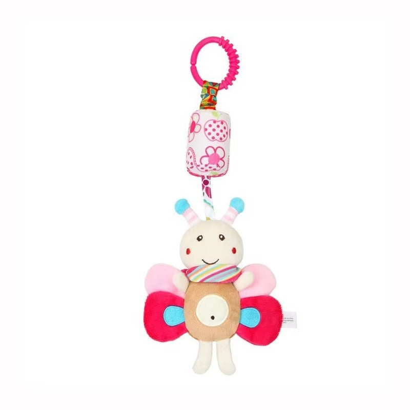 Hanging Toy Baby Comfort  – Soft Plush Sensory Toy with Musical Chime & Teether
