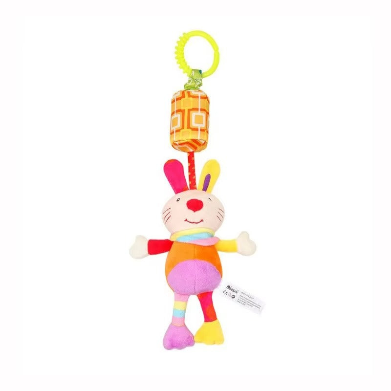 Hanging Toy Baby Comfort  – Soft Plush Sensory Toy with Musical Chime & Teether