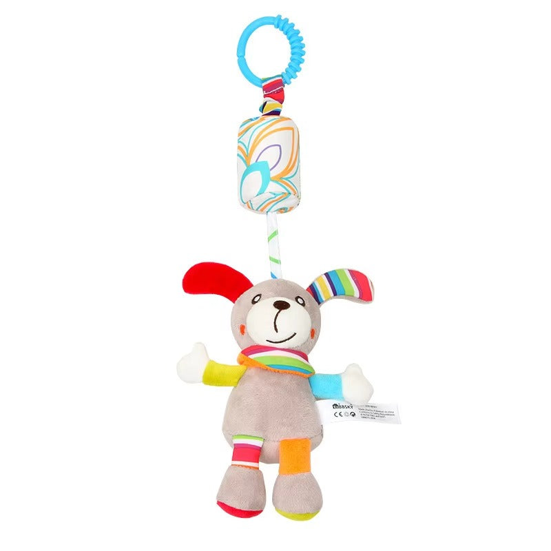 Hanging Toy Baby Comfort  – Soft Plush Sensory Toy with Musical Chime & Teether