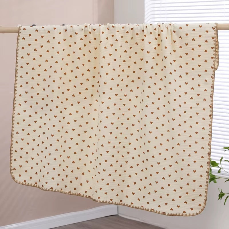 Super Soft Breathable 100% Cotton Baby Muslin Swaddle Blanket – Multi-Print, Lightweight & Skin-Friendly