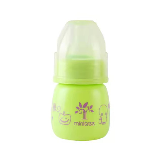 MiniTree Baby Feeding Bottle 60mL (0+ Months) – BPA-Free with Soft Nipple (Color Variants)