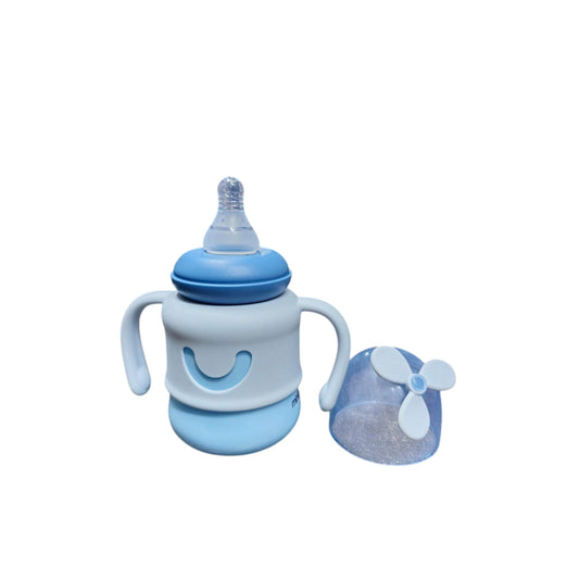 MiniTree Regular Neck Feeding Bottle with Handles – 150mL BPA-Free Baby Bottle