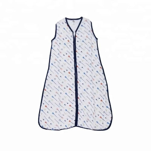 Sleeping Bag Hudson Baby Cotton Muslin  – 8 Colors | Sizes 6-12 & 12-18 Months