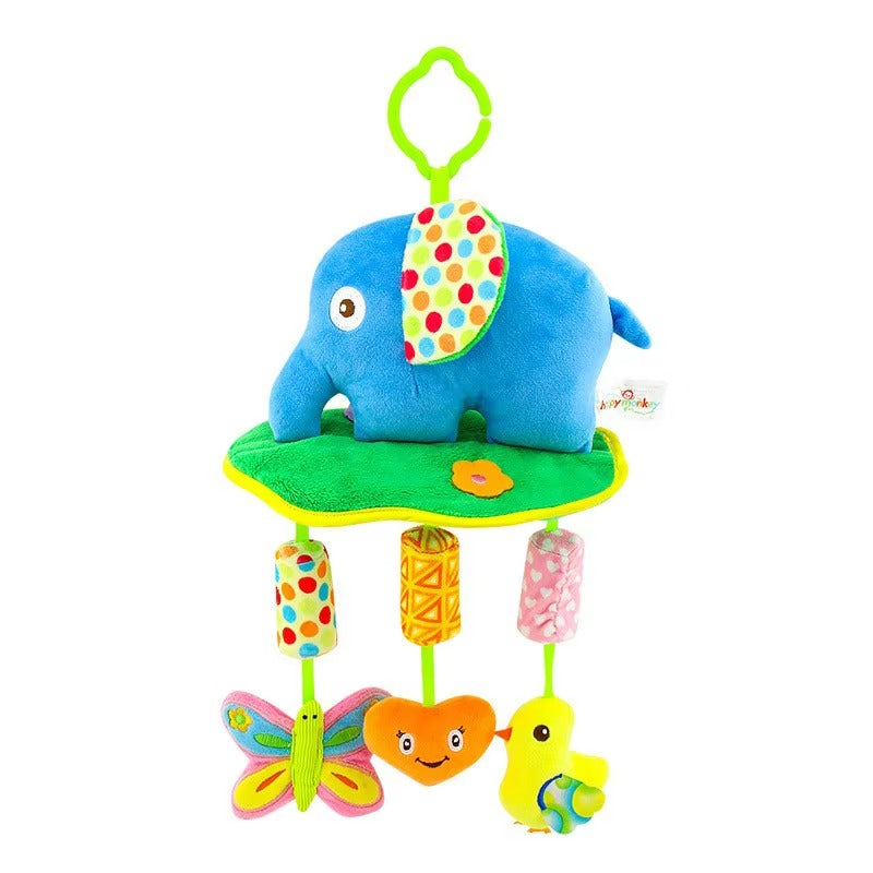 Hanging Rattle Toy Newborn Baby Plush  for Crib, Stroller & Car (168020)