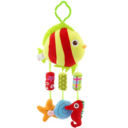 Hanging Rattle Toy Newborn Baby Plush  for Crib, Stroller & Car (168020)