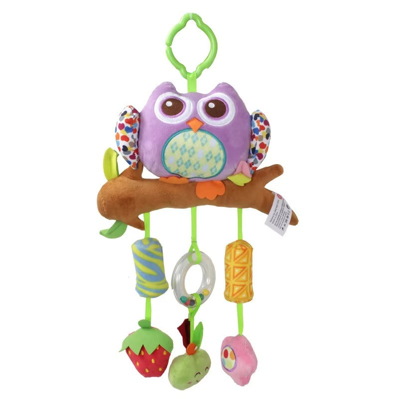 Hanging Rattle Toy Newborn Baby Plush  for Crib, Stroller & Car (168020)