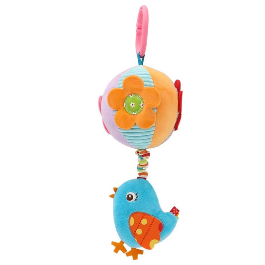 Pull String Musical Hanging Toy for Babies – Soft Plush Crib & Stroller Toy with Soothing Music(H168130