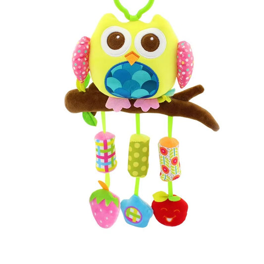 Hanging Rattle Toy Newborn Baby Plush  for Crib, Stroller & Car (168020)