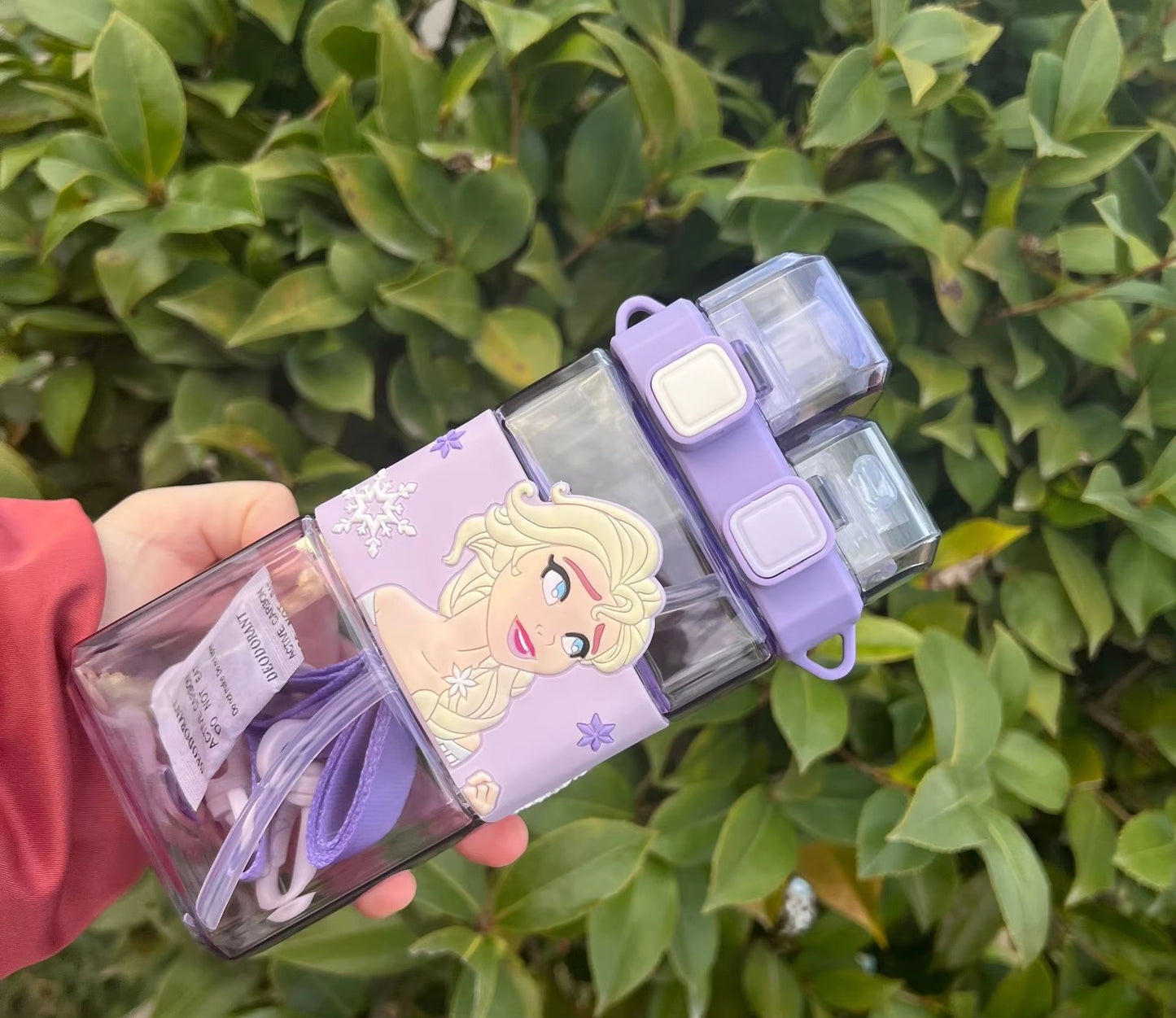 Kids Water Bottle with Dual Drinking Options & Strap – 500ml
