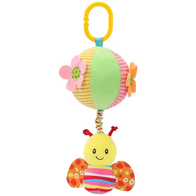 Pull String Musical Hanging Toy for Babies – Soft Plush Crib & Stroller Toy with Soothing Music(H168130
