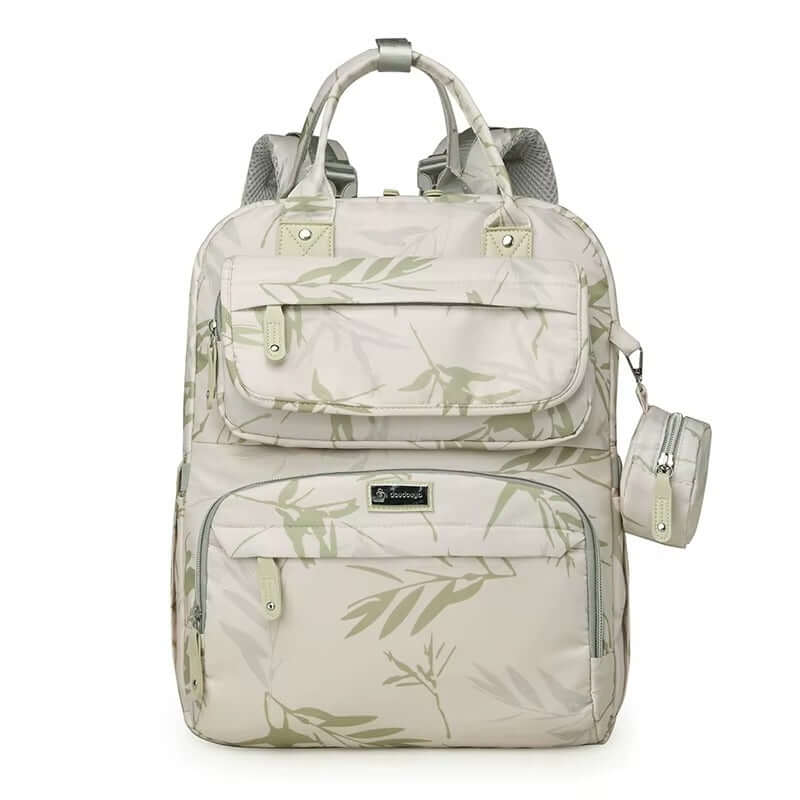 Diaper Backpack bag  with Insulated Bottle Holder & Changing Pad