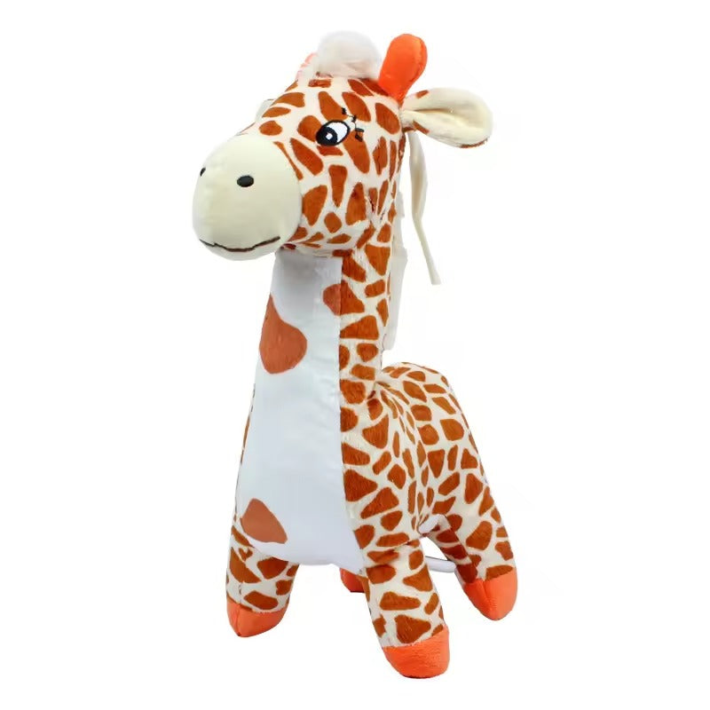 Baby Pulling Toy Pull String Musical Giraffe Toy – Soothing Music Plush Toy for Babies (J110)